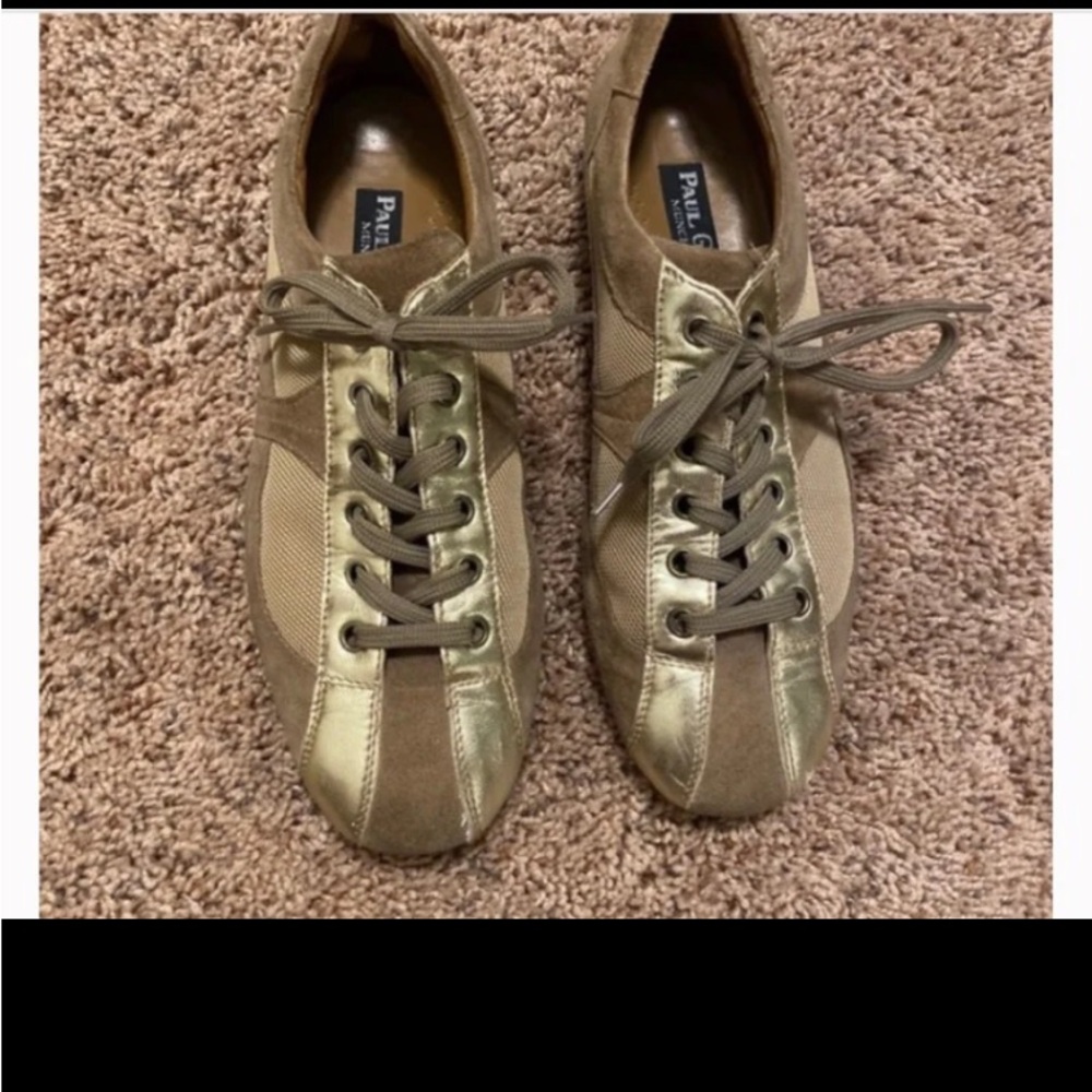 Paul Green Gold and Tan Women's Sneakers Like New

Size 8.5